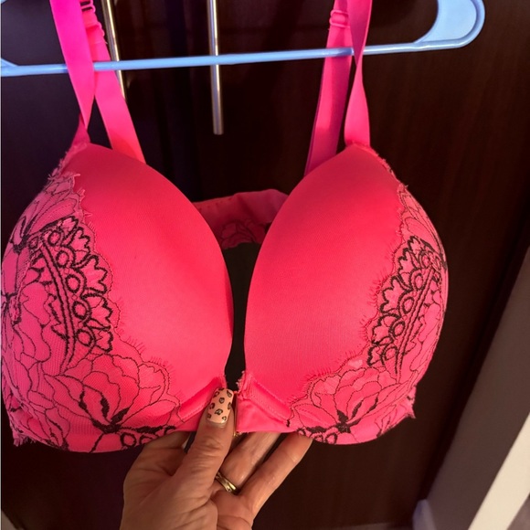 Lane Bryant Pink Lace Push-Up Bra - Picture 1 of 5